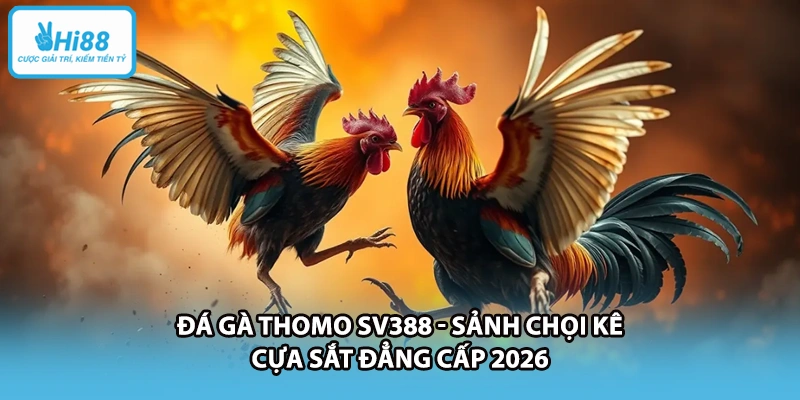 Đá Gà Thomo SV388 - Sảnh Chọi Kê Cựa Sắt Đẳng Cấp 2026